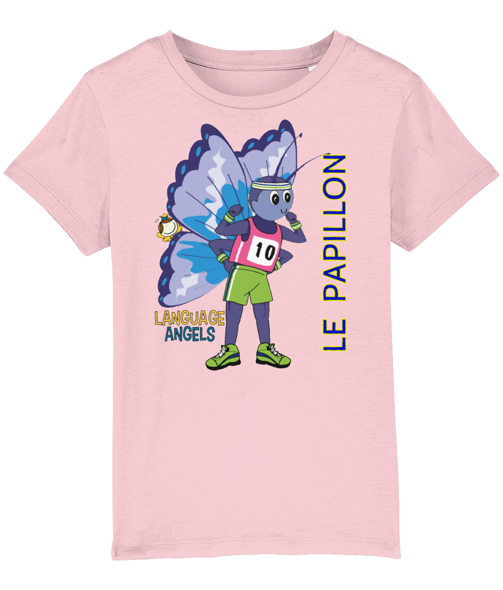 French BUTTERFLY Language Angels T-Shirt