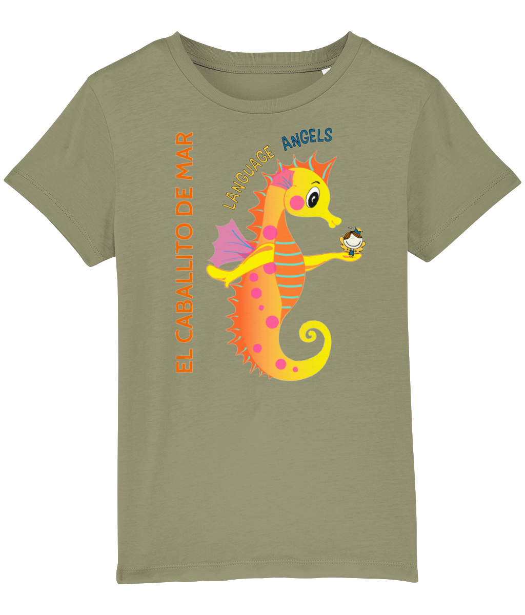 Spanish SEAHORSE Language Angels T-Shirt