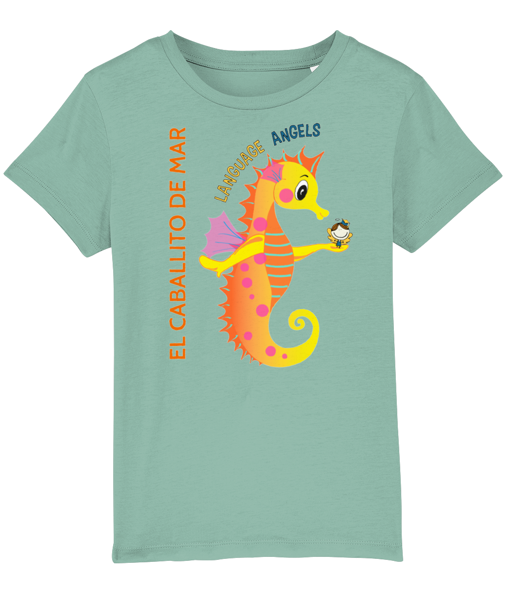 Spanish SEAHORSE Language Angels T-Shirt