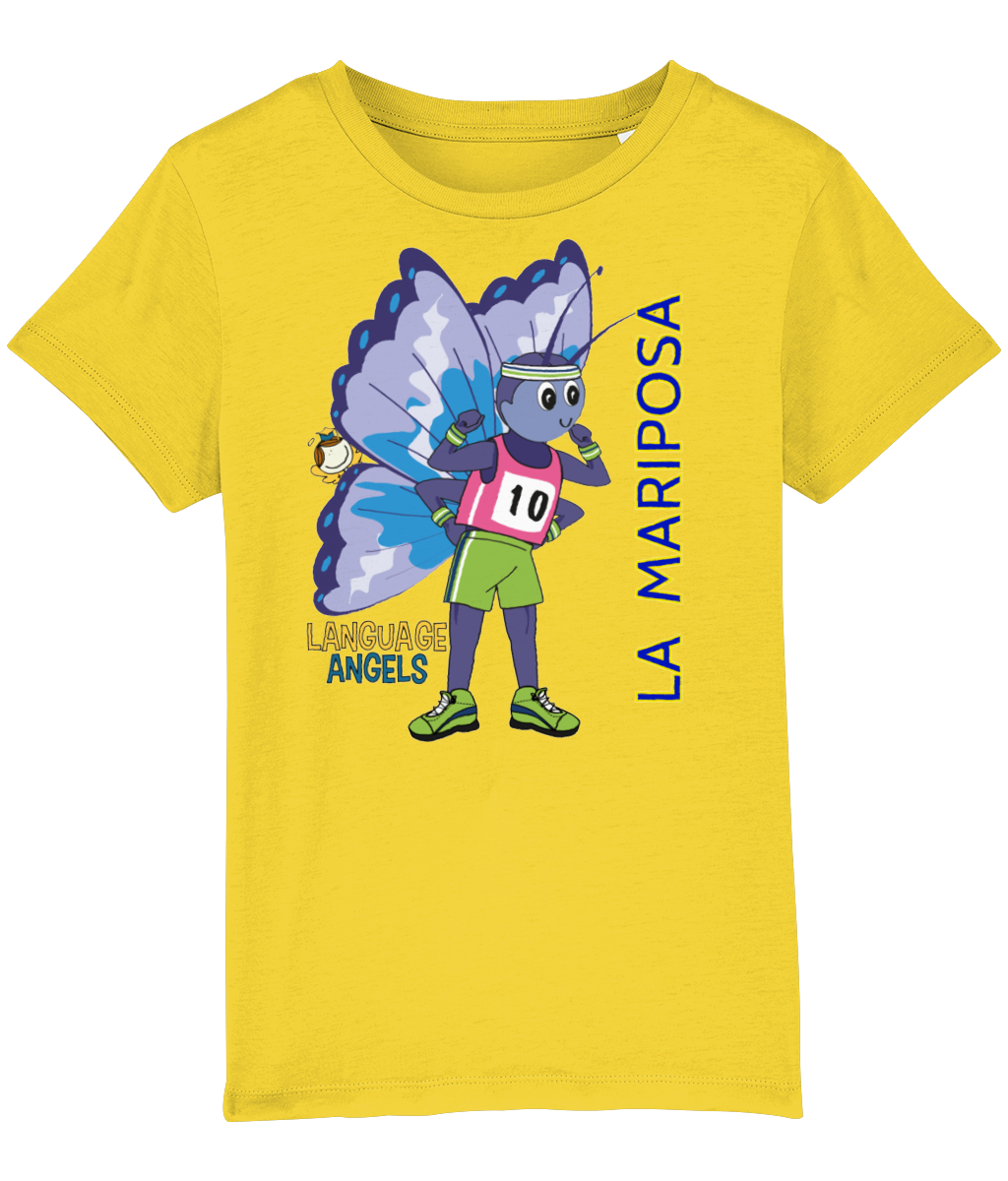 Spanish BUTTERFLY Language Angels T-Shirt