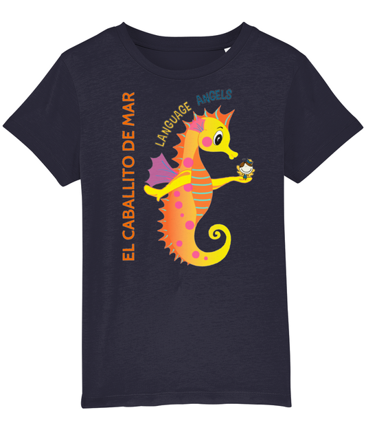Spanish SEAHORSE Language Angels T-Shirt