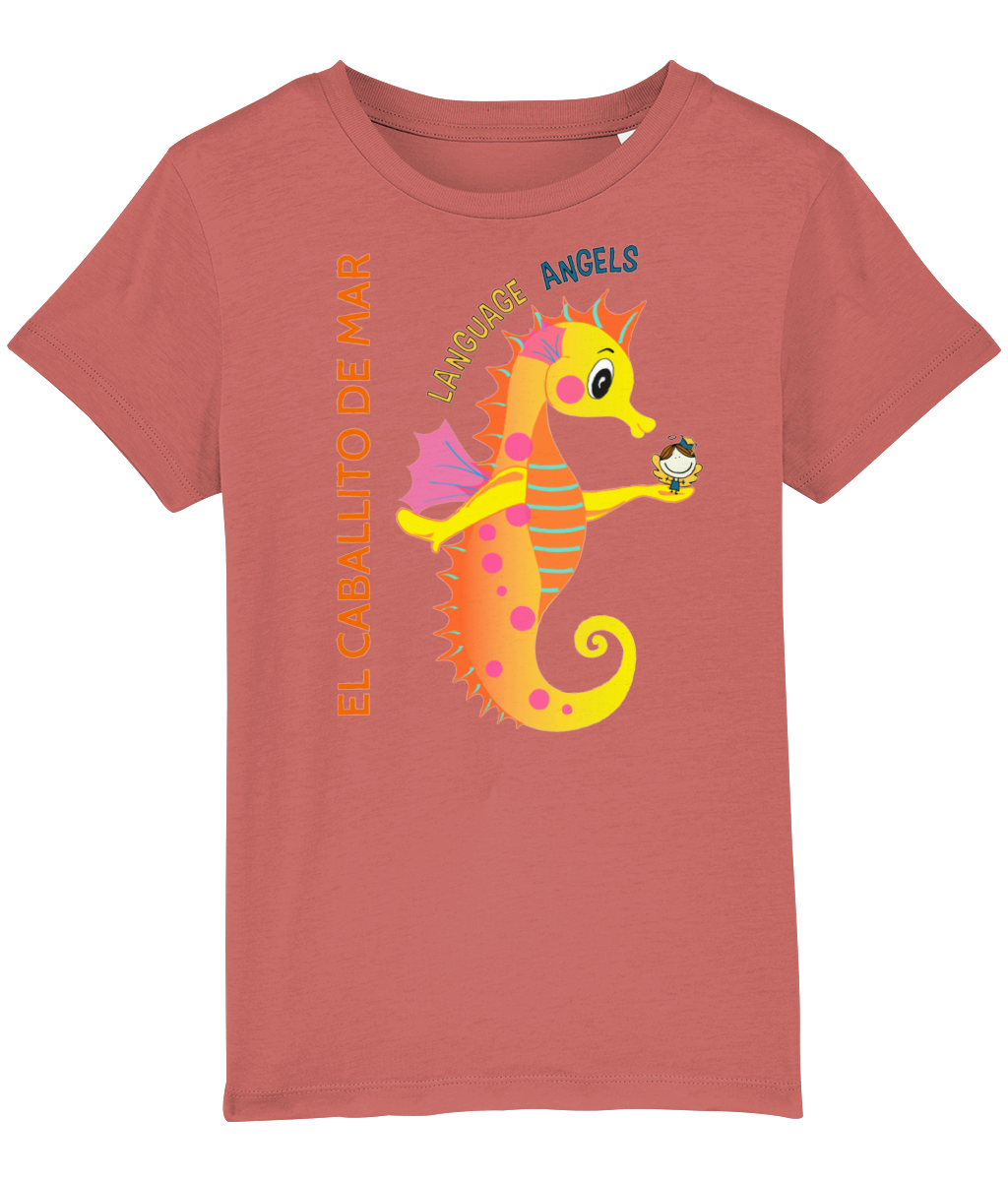 Spanish SEAHORSE Language Angels T-Shirt