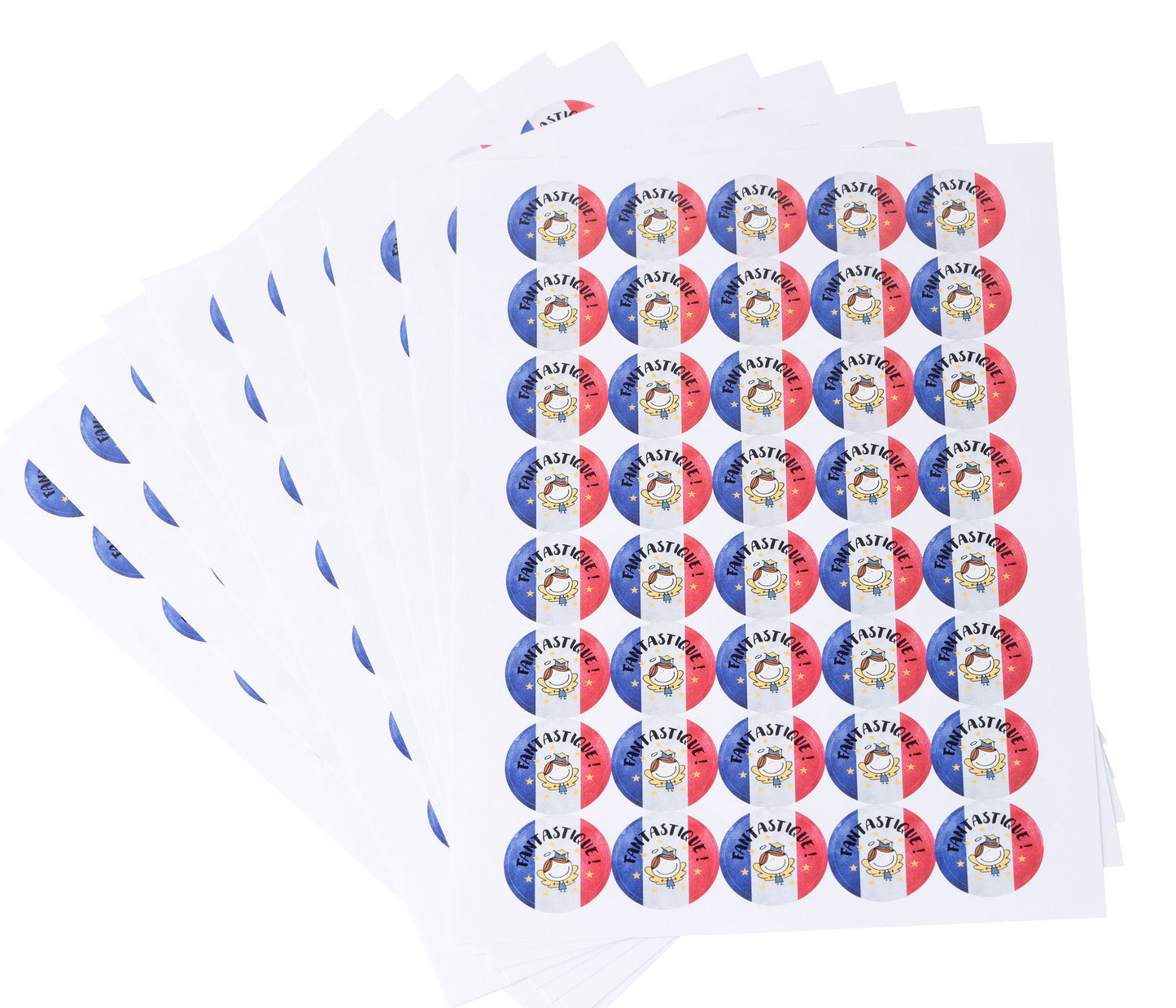 Stickers (French) - Pack of 10 Sheets