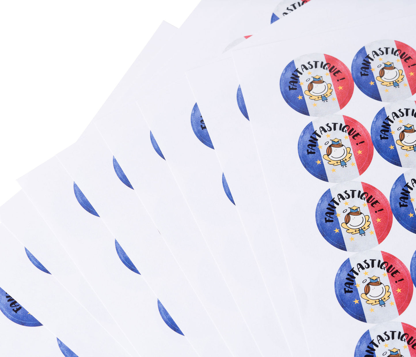 Stickers (French) - Pack of 10 Sheets