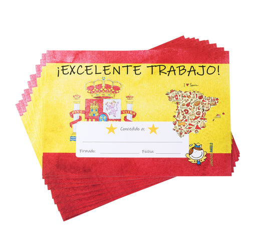 Certificates (Spanish) - Pack of 10