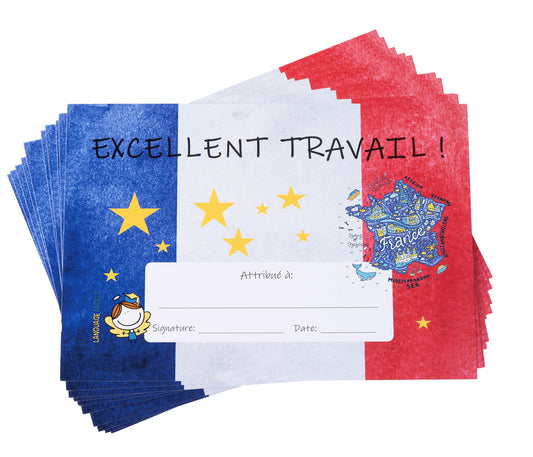 Certificates (French) - Pack of 10