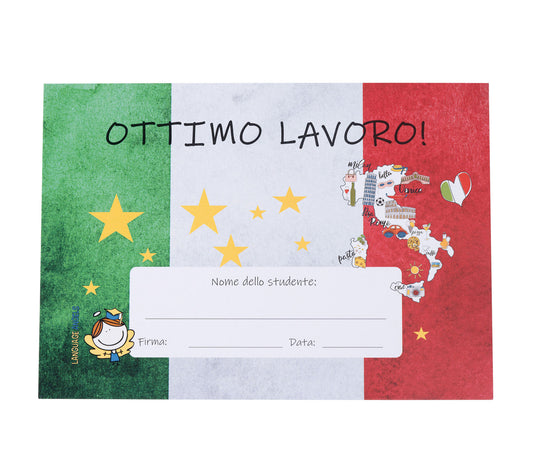 Certificates (Italian) - Pack of 10