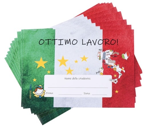 Certificates (Italian) - Pack of 10