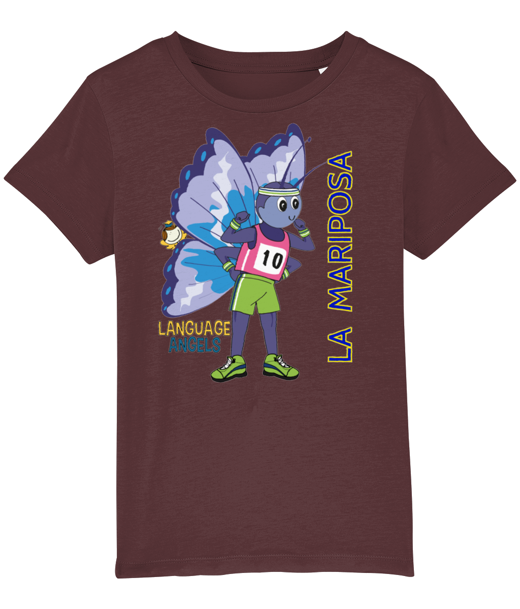 Spanish BUTTERFLY Language Angels T-Shirt