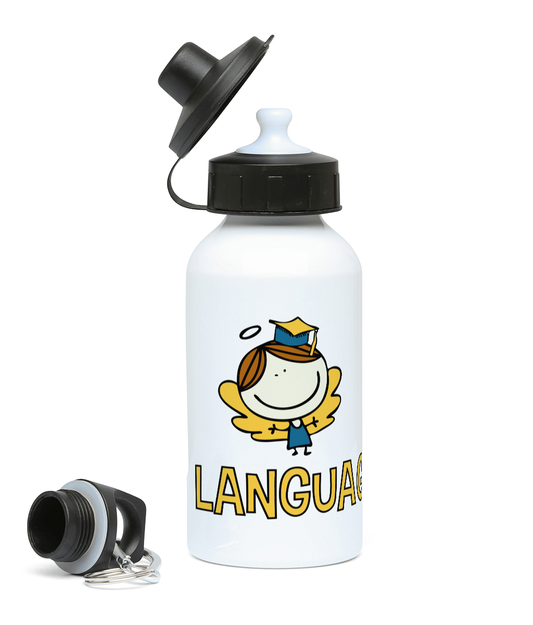 Water Bottle (400ml) - Language Angels Logo