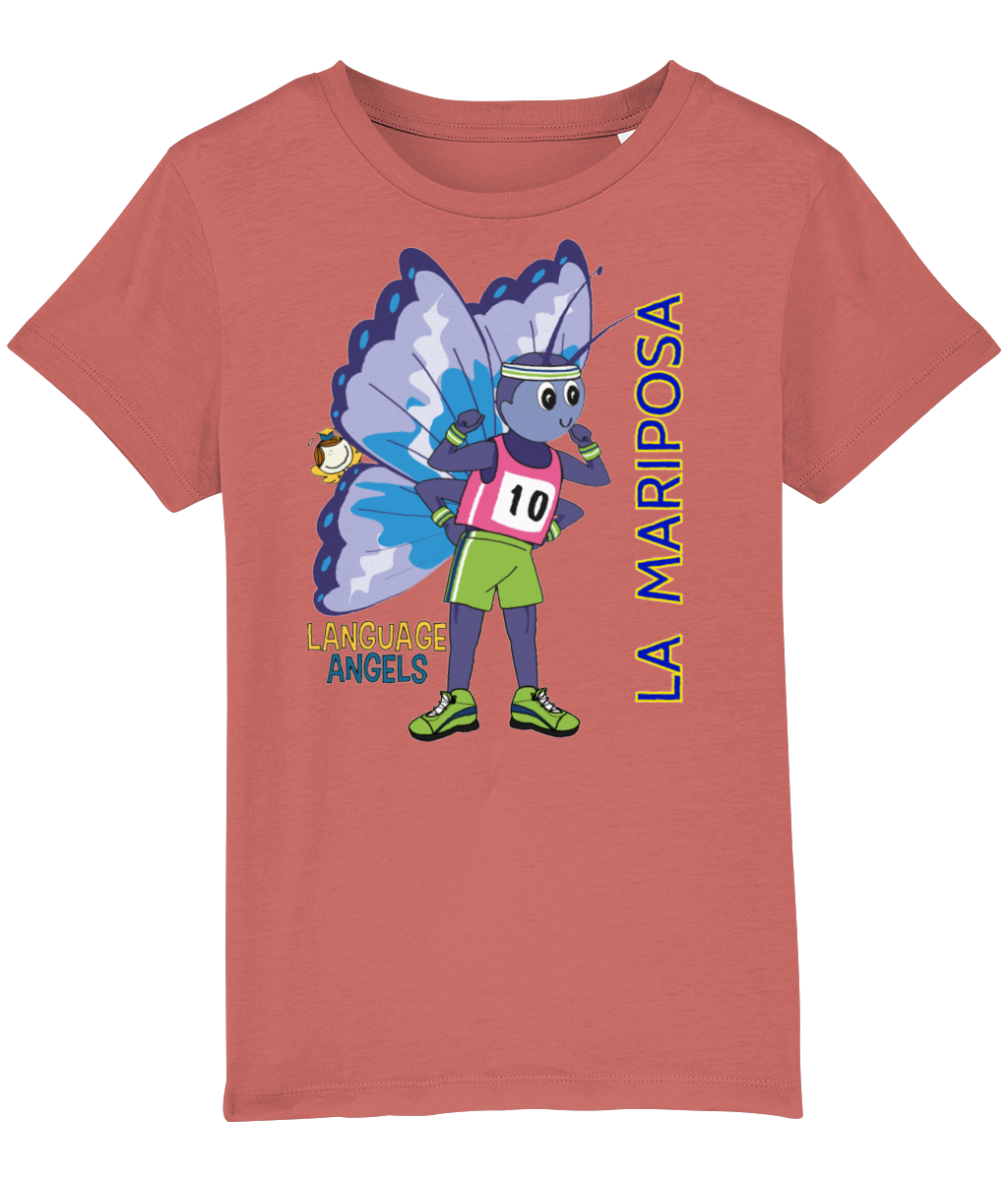 Spanish BUTTERFLY Language Angels T-Shirt